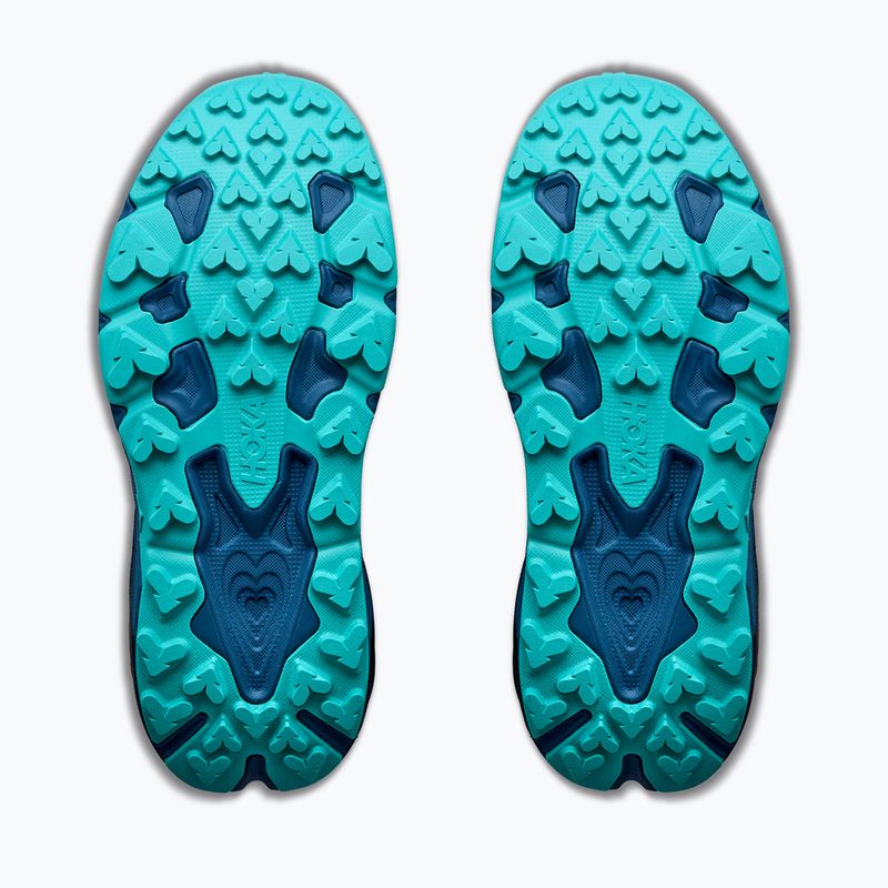 Scarpe da corsa per bambini HOKA Speedgoat 7 black/night glow blue 7