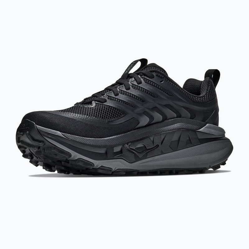 Scarpe da corsa uomo HOKA Stinson 8 black/outer orbit 4