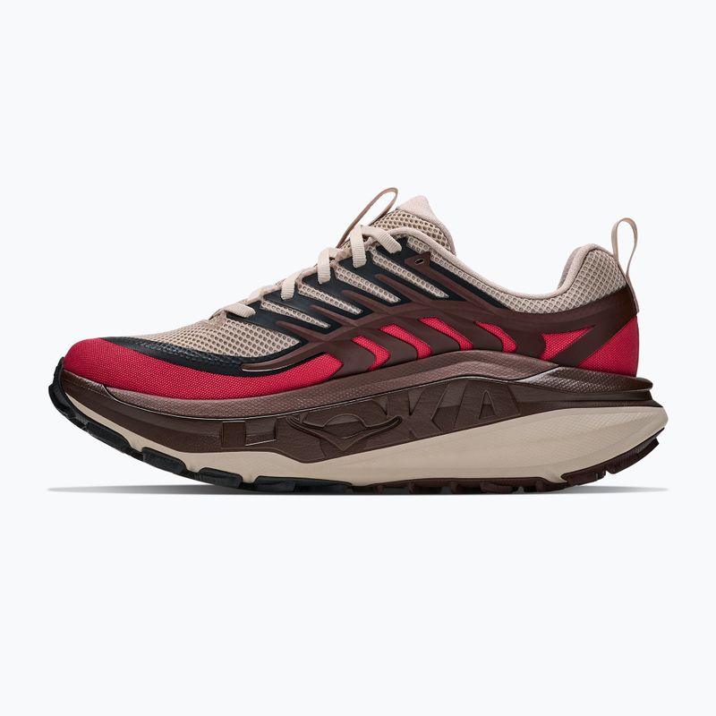 Scarpe da corsa uomo HOKA Stinson 8 river rock grey/spiced chocolate 3