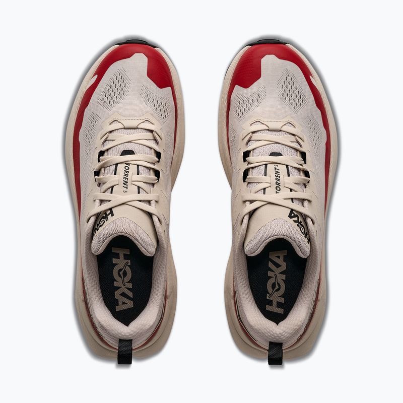 Scarpe da corsa uomo HOKA Torrent 5 river rock grey/red agate 8