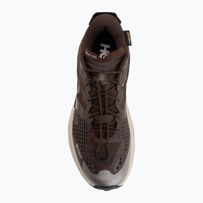 Scarpe da corsa uomo HOKA Speedgoat 7 GTX Wide spiced chocolate/river rock grey 5