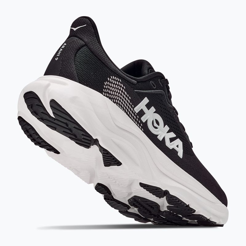Scarpe da corsa uomo HOKA Arahi 9 Wide black/white 3