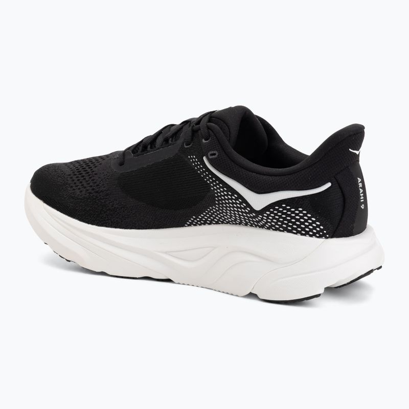 Scarpe da corsa uomo HOKA Arahi 9 Wide black/white 3