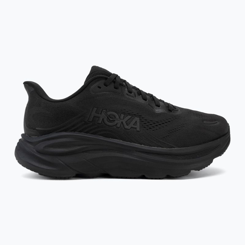 Scarpe da corsa uomo HOKA Clifton 11 Wide black/black 2