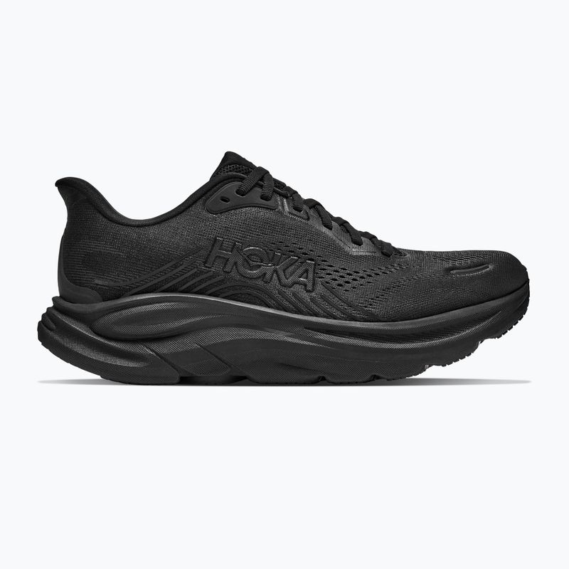Scarpe da corsa uomo HOKA Clifton 11 Wide black/black 2