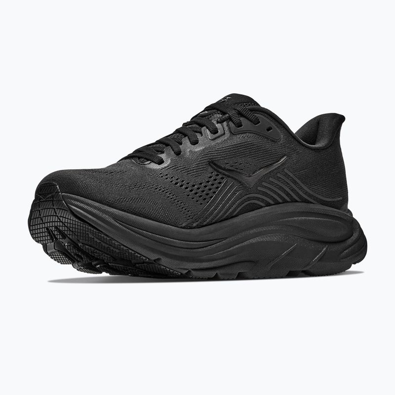 Scarpe da corsa uomo HOKA Clifton 11 Wide black/black 4