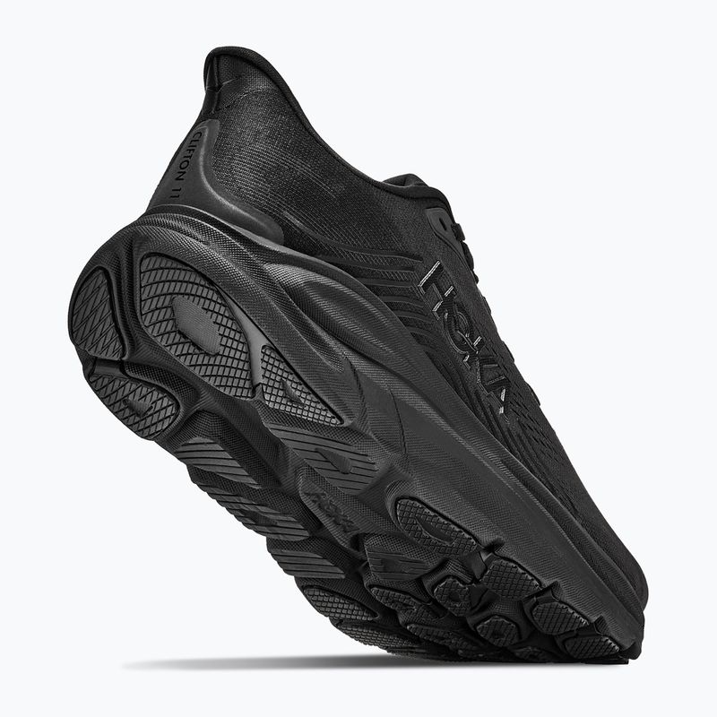 Scarpe da corsa uomo HOKA Clifton 11 Wide black/black 5