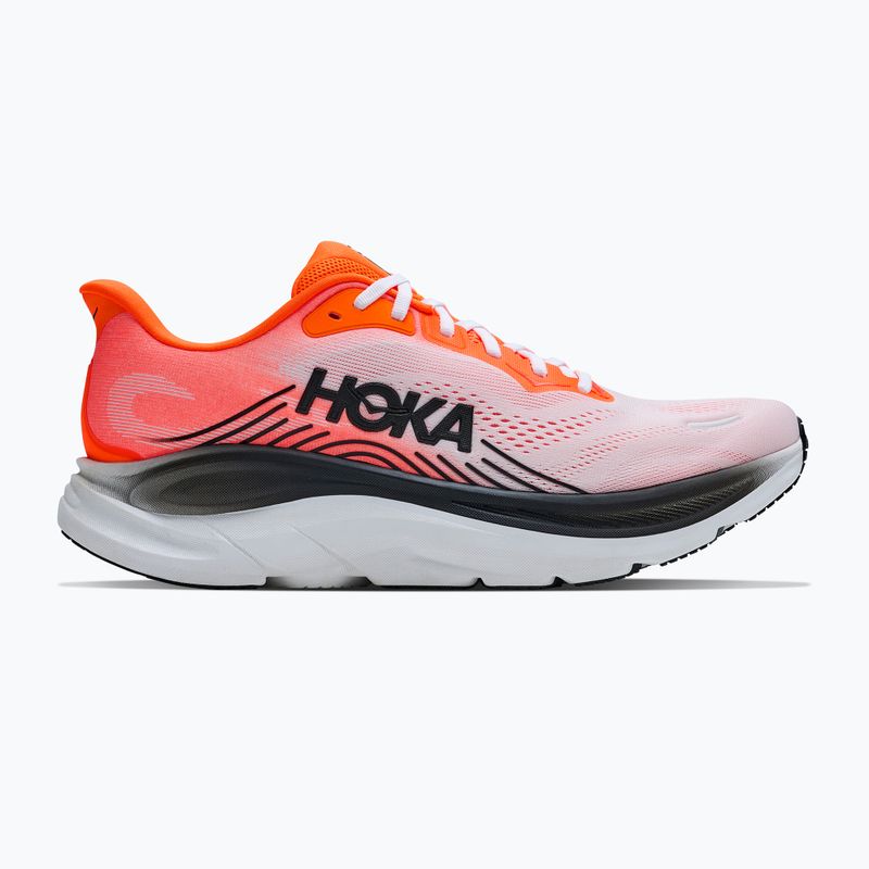 Scarpe da corsa uomo HOKA Clifton 11 Wide neon tangerine/frost 2