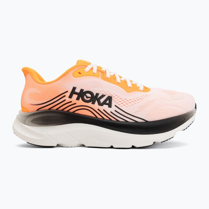 Scarpe da corsa uomo HOKA Clifton 11 Wide neon tangerine/frost 2