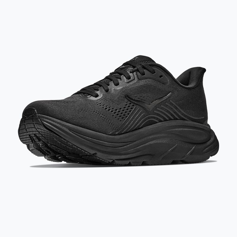 Scarpe da corsa uomo HOKA Clifton 11 X-Wide black/black 4