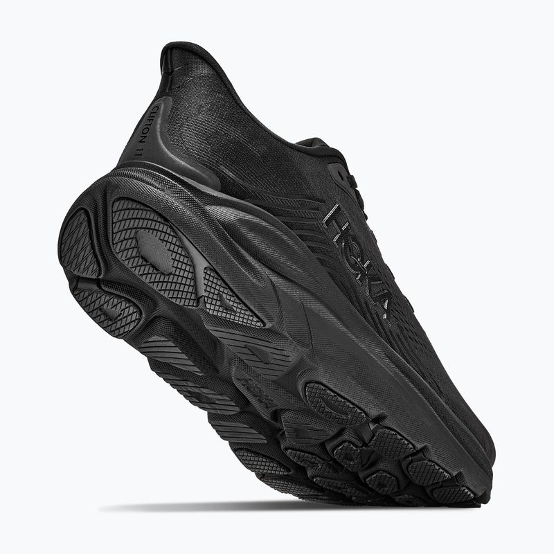 Scarpe da corsa uomo HOKA Clifton 11 X-Wide black/black 5
