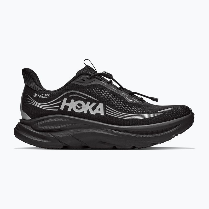 Scarpe da corsa uomo HOKA Clifton 11 GTX Wide black/black 2