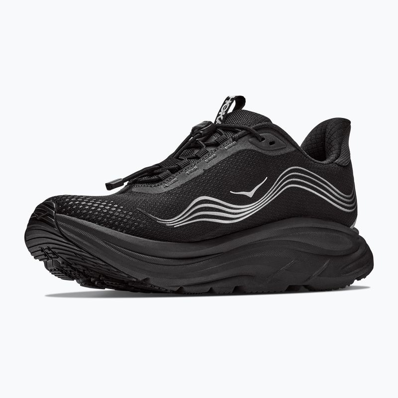 Scarpe da corsa uomo HOKA Clifton 11 GTX Wide black/black 4
