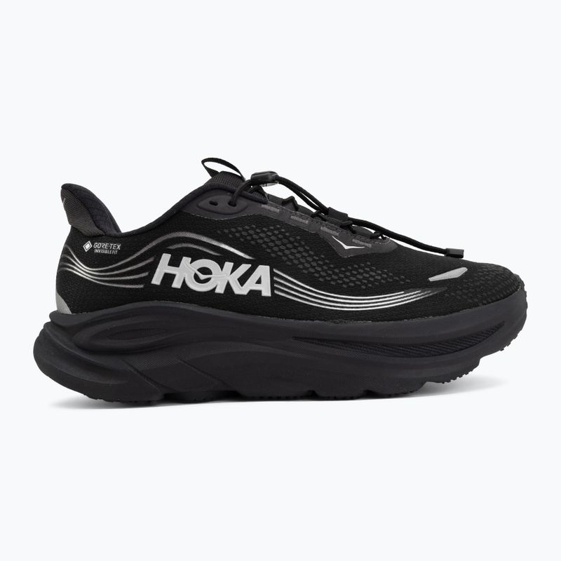 Scarpe da corsa uomo HOKA Clifton 11 GTX Wide black/black 2