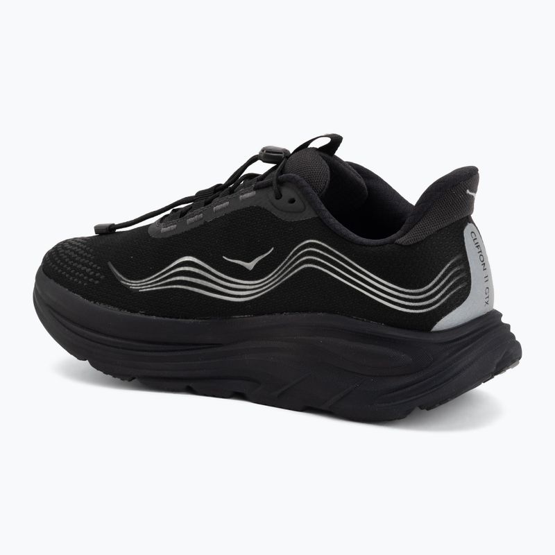 Scarpe da corsa uomo HOKA Clifton 11 GTX Wide black/black 3