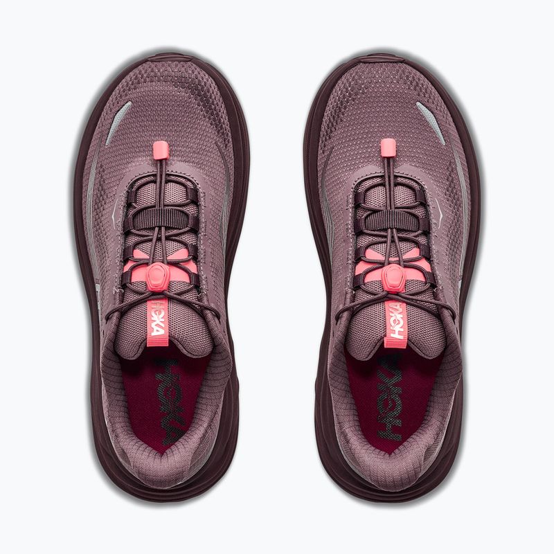 Scarpe da corsa donna HOKA Clifton 11 GTX Wide smoky quartz/deep mauve 8