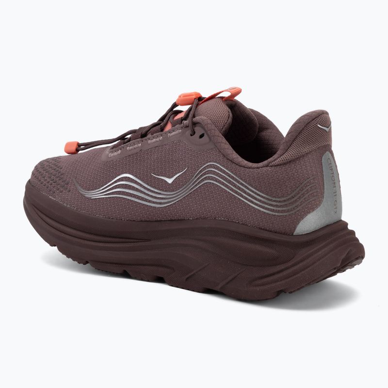 Scarpe da corsa donna HOKA Clifton 11 GTX Wide smoky quartz/deep mauve 3
