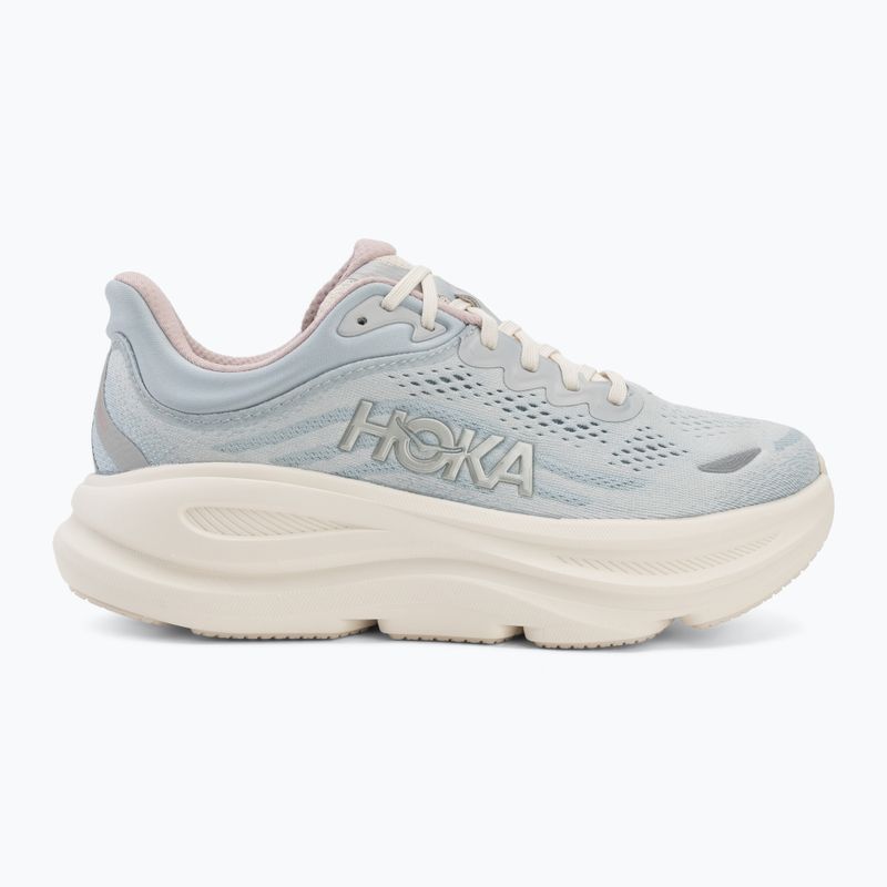 Scarpe da corsa donna HOKA Bondi 9 GLM alabaster/mineral blue 2