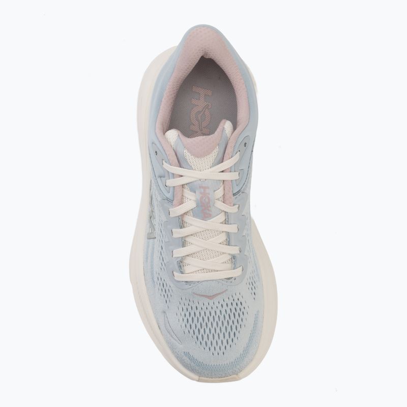Scarpe da corsa donna HOKA Bondi 9 GLM alabaster/mineral blue 5