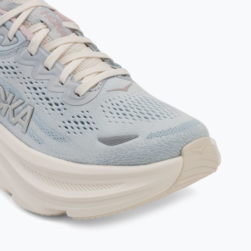 Scarpe da corsa donna HOKA Bondi 9 GLM alabaster/mineral blue 7
