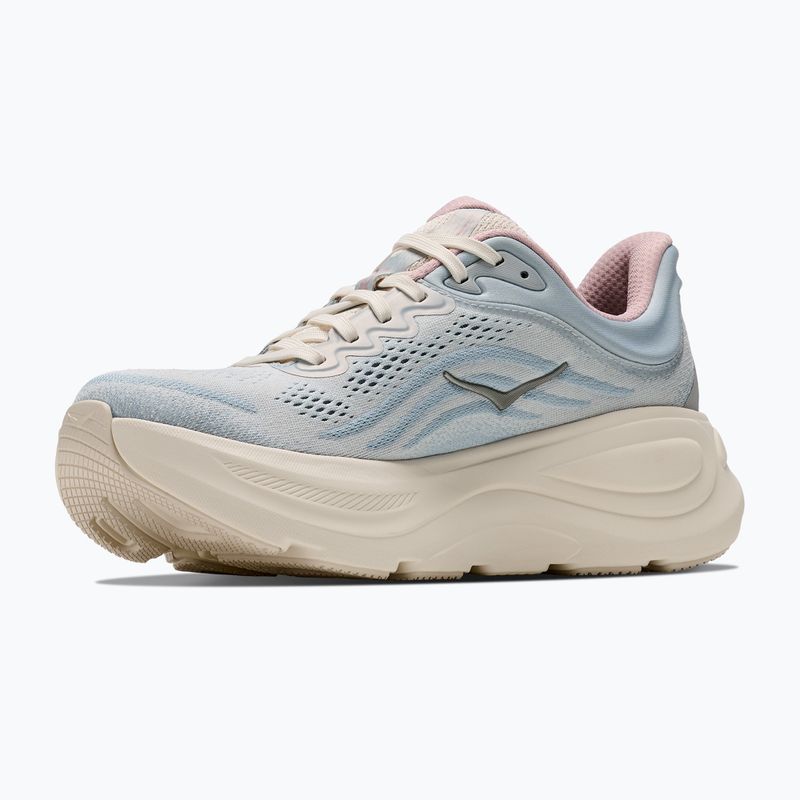 Scarpe da corsa donna HOKA Bondi 9 GLM alabaster/mineral blue 2