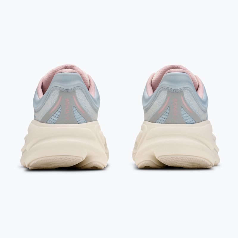 Scarpe da corsa donna HOKA Bondi 9 GLM alabaster/mineral blue 4