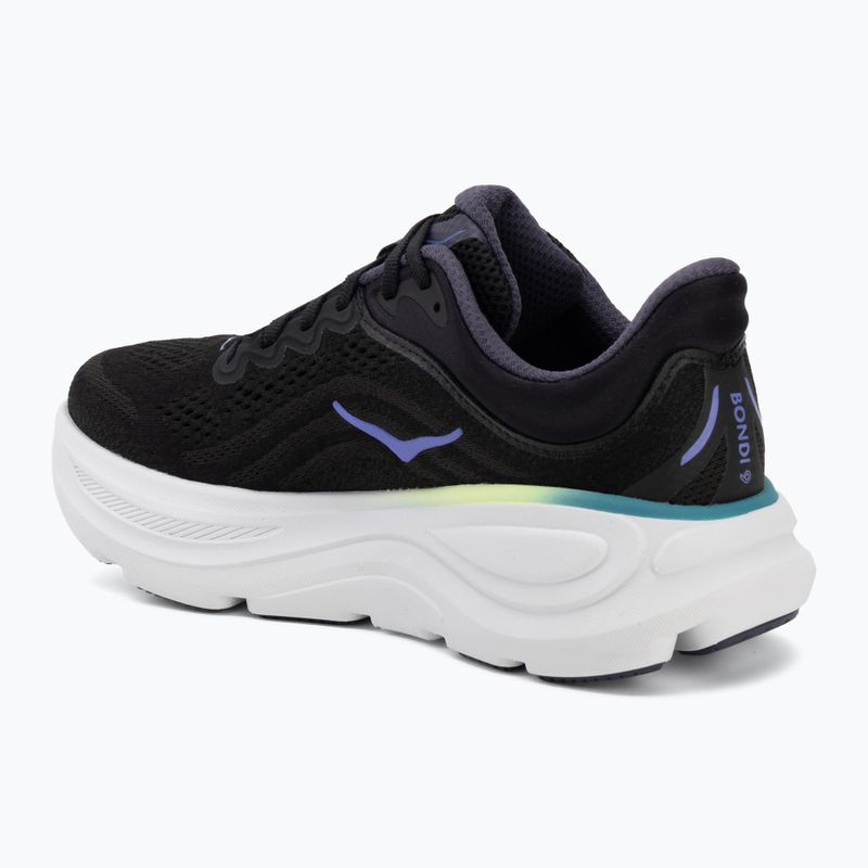 Scarpe da corsa donna HOKA Bondi 9 black/neon dragonfruit 3