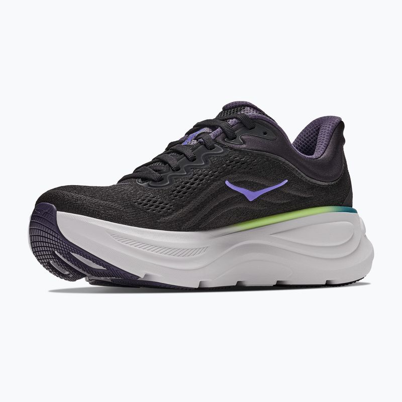 Scarpe da corsa donna HOKA Bondi 9 black/neon dragonfruit 2
