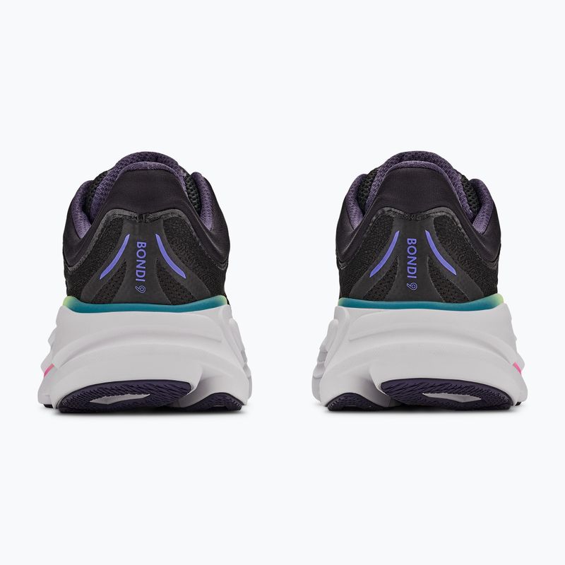 Scarpe da corsa donna HOKA Bondi 9 black/neon dragonfruit 4