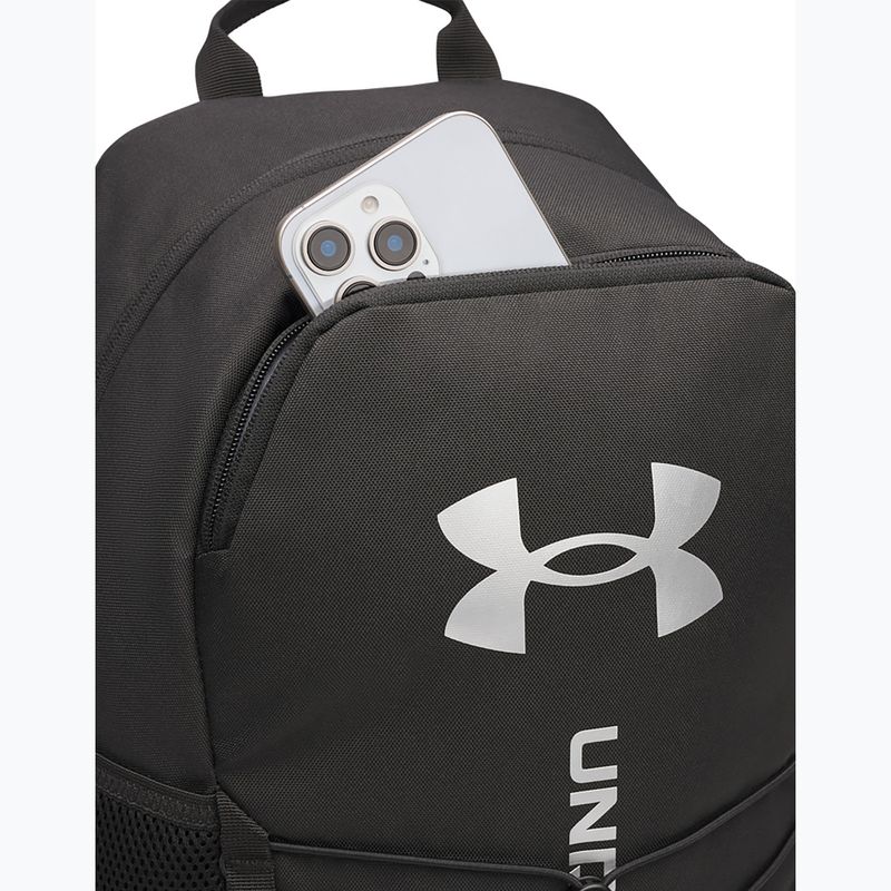Zaino Under Armour Hustle Sport 6.0 26 l nero/nero/argento metallico 10