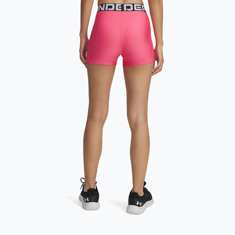 Pantaloncini da donna Under Armour HG Authentics horizon super pink/white 3