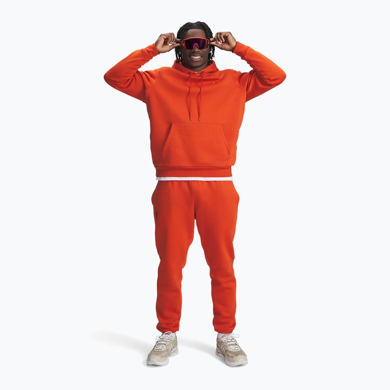 Felpa da uomo Under Armour Essential Fleece Hoodie surplus orange/surplus orange 2