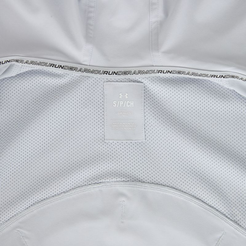 Giacca da corsa da donna Under Armour Outrun The Storm halo gray/squad orange 7