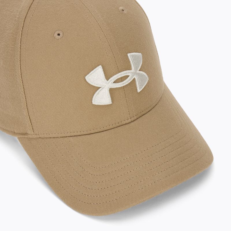 Cappellino da uomo con visiera Under Armour Blitzing Low Brushed camel/summit white 3