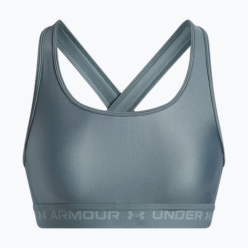 Reggiseno sportivo Under Armour Crossback Mid jasper blue/serpentine 3