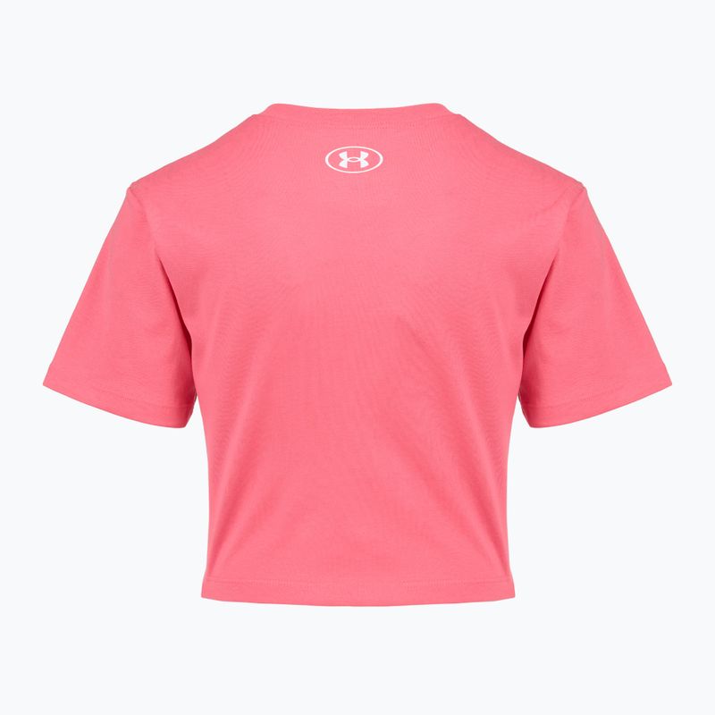Maglietta per bambini Under Armour Rival pink 2