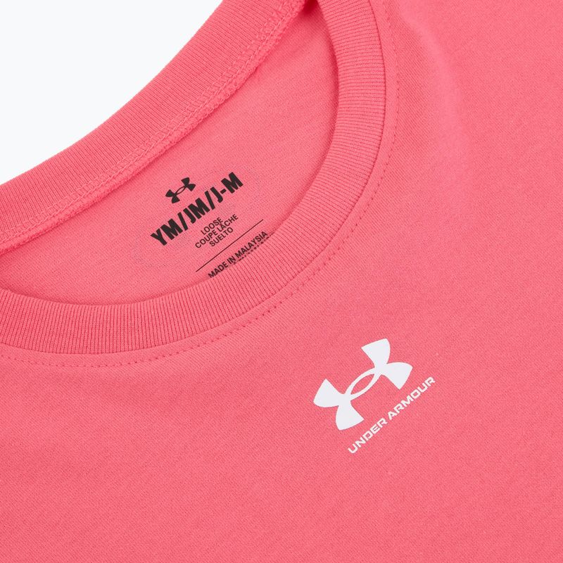 Maglietta per bambini Under Armour Rival pink 3