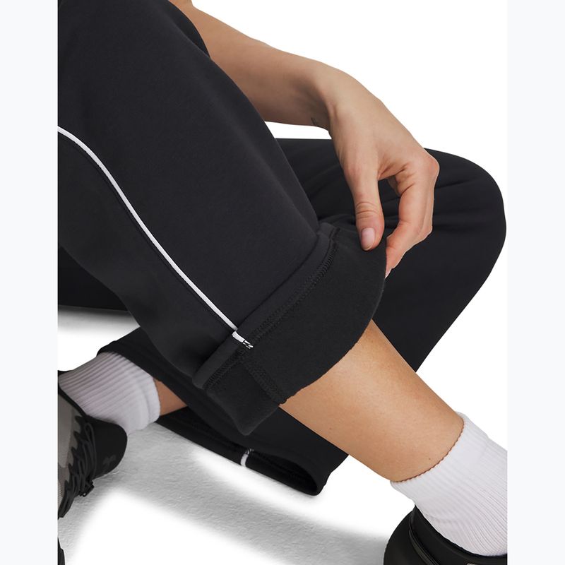 Pantaloni da donna Under Armour Rival Fleece Piped black/white 4