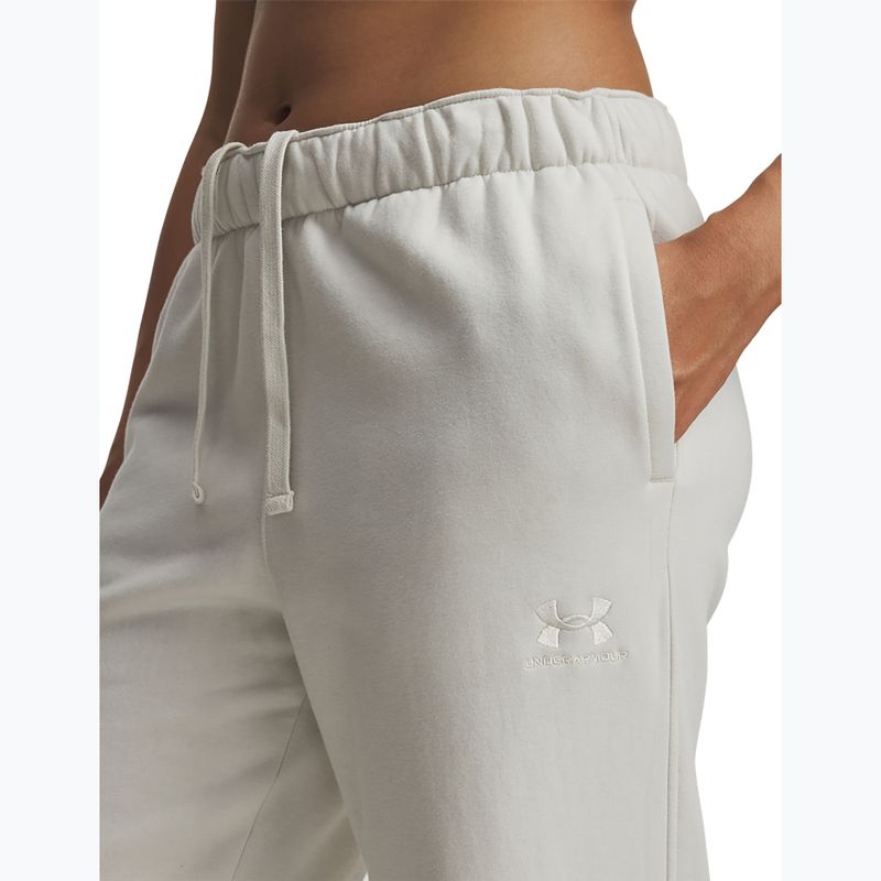Pantaloni sportivi da donna Under Armour Icon Vida Fleece summit white/summit white 4
