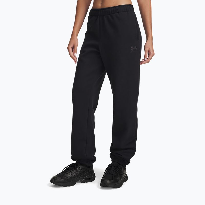 Pantaloni sportivi da donna Under Armour Icon Vida Fleece Jogger black/black