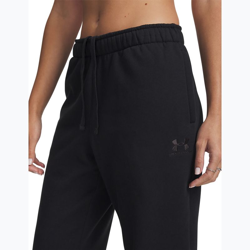 Pantaloni sportivi da donna Under Armour Icon Vida Fleece Jogger black/black 4