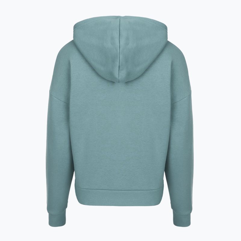 Felpa donna Under Armour Rival Fleece Piped HZ Hoodie jasper blue/white 4