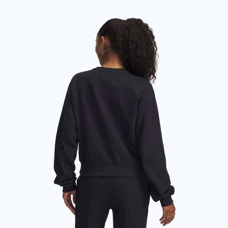 Felpa da allenamento donna Under Armour Icon Vida Fleece Crew black/black 2