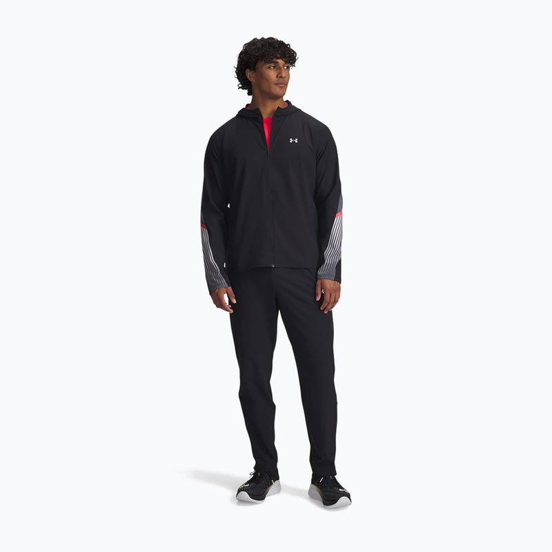 Pantaloni da running Under Armour Velociti Pro Storm black/black/reflective 2