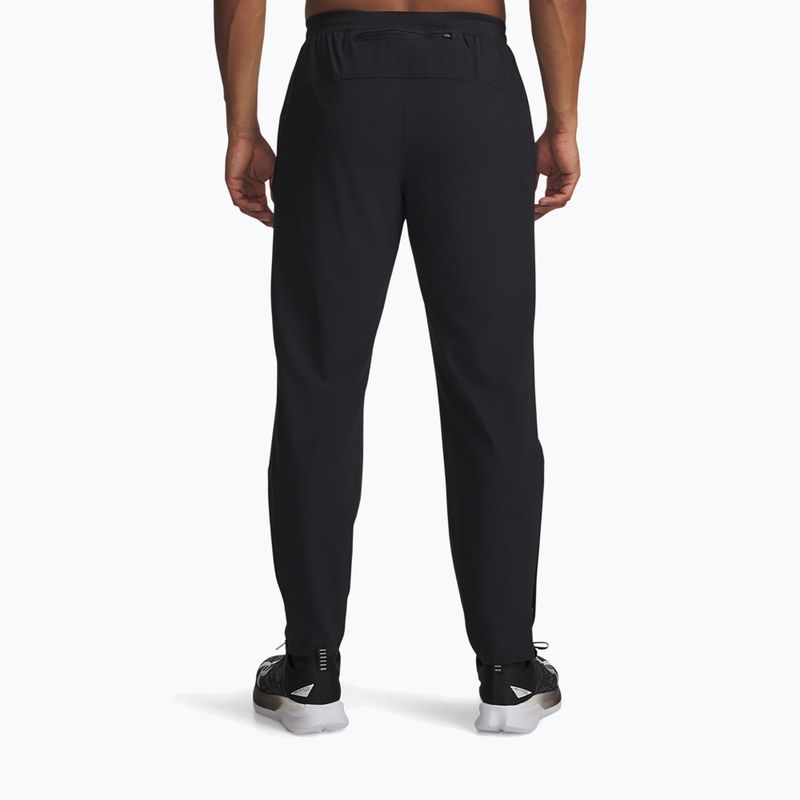 Pantaloni da running Under Armour Velociti Pro Storm black/black/reflective 3