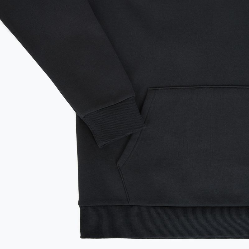 Felpa da uomo Under Armour Rival Fleece HBR Logo Hoodie nero/bianco 6