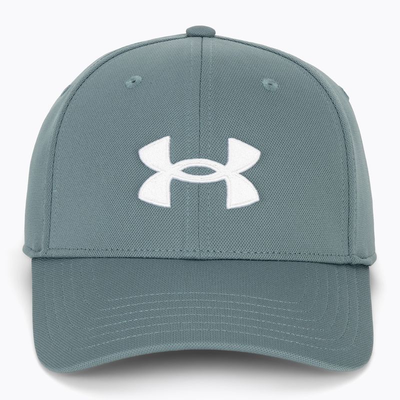 Cappellino da baseball uomo Under Armour Blitzing Adj jasper blue/white/white 2