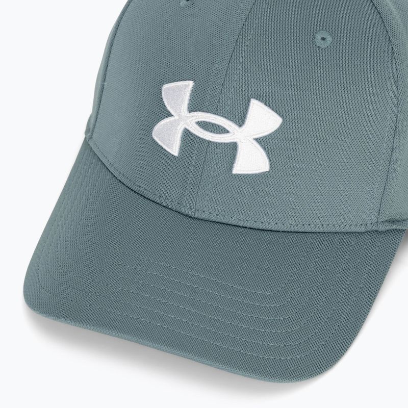 Cappellino da baseball uomo Under Armour Blitzing Adj jasper blue/white/white 3