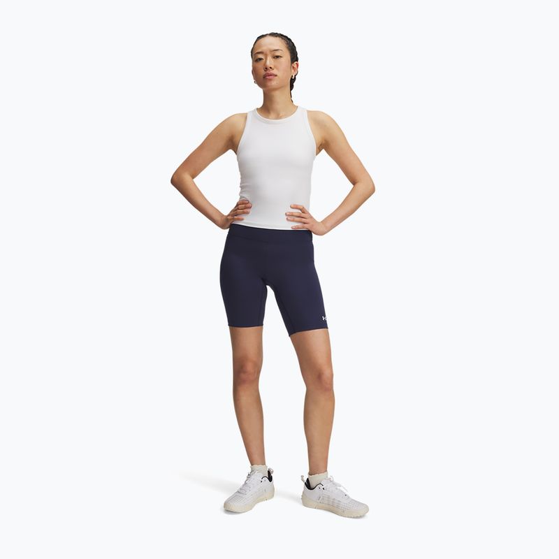 Pantaloncini da allenamento da donna Under Armour Motion Bike EMEA washed navy/white 2