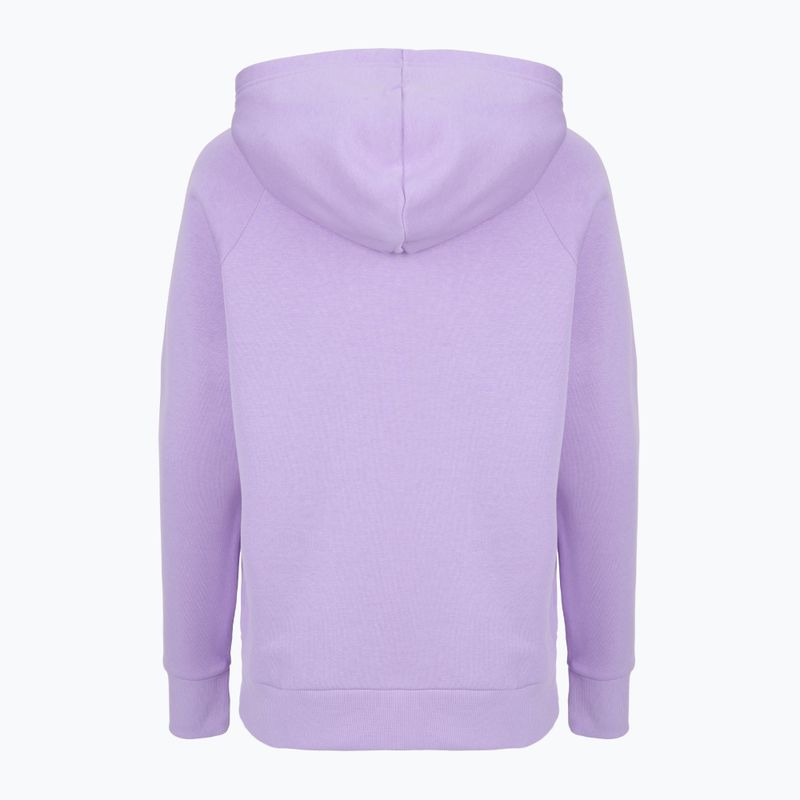 Felpa da donna Under Armour Rival Fleece Hoodie trasparente/bianco 5